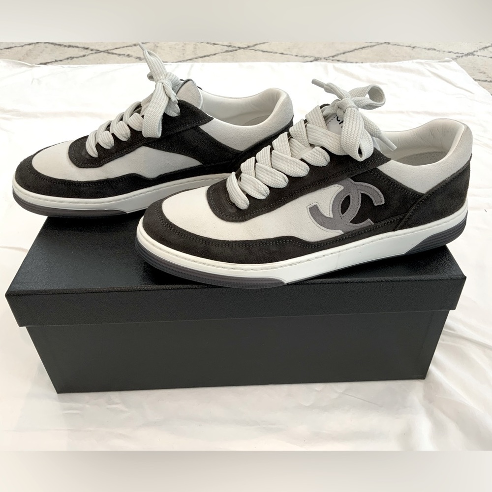 Chanel Suede Sneakers